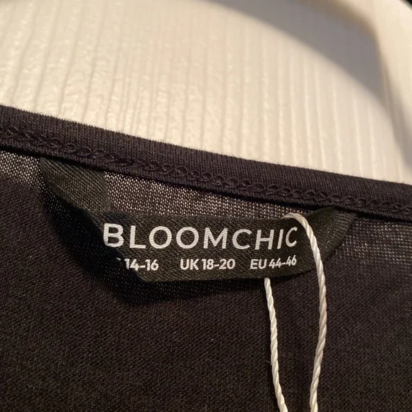 Brand New BloomChic Black/Green Dress…size 14-16 - Picture 3 of 4